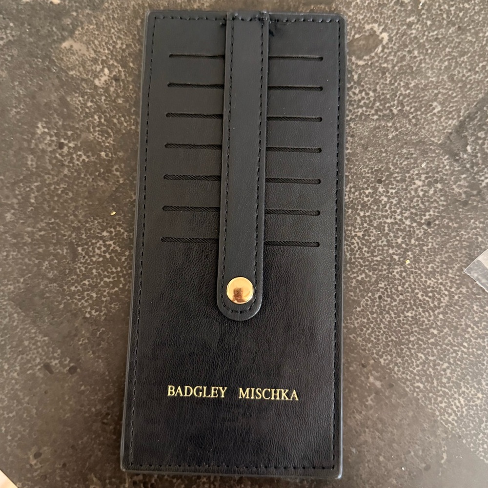 Badgley Mischka Midnight Card Holder